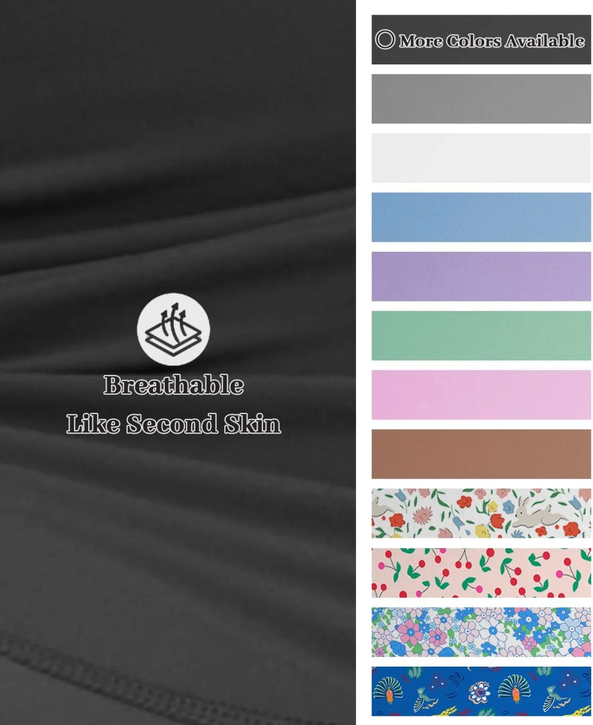 3 Pack Girls Black Athletic Leggings, Printed Ankle Length High Waisted Yoga Pants for Kids Teen