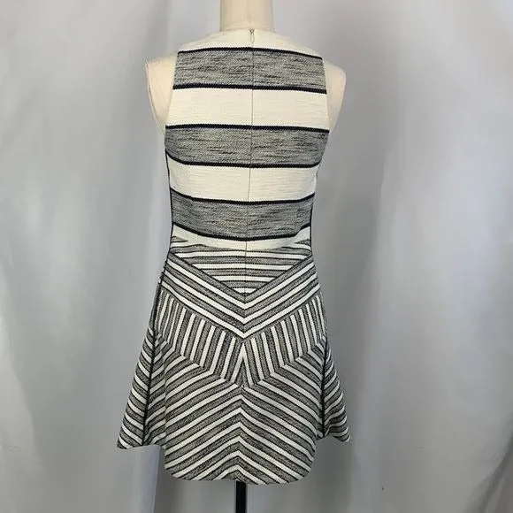 3.1 Philip Lim White Navy Fit Flare Dress