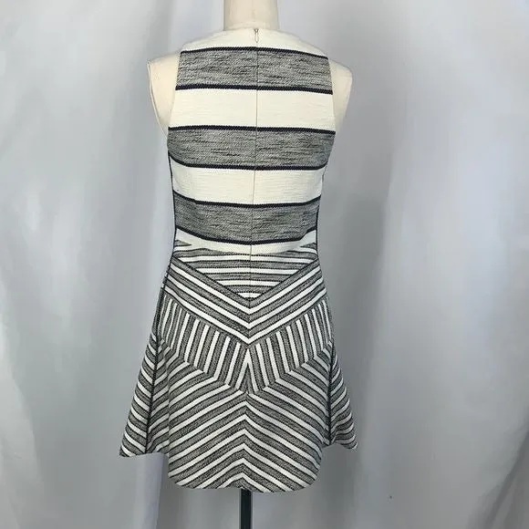 3.1 Philip Lim White Navy Fit Flare Dress
