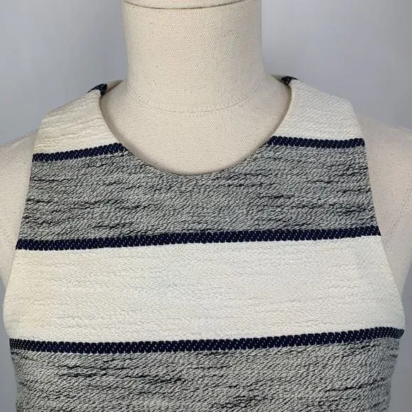 3.1 Philip Lim White Navy Fit Flare Dress