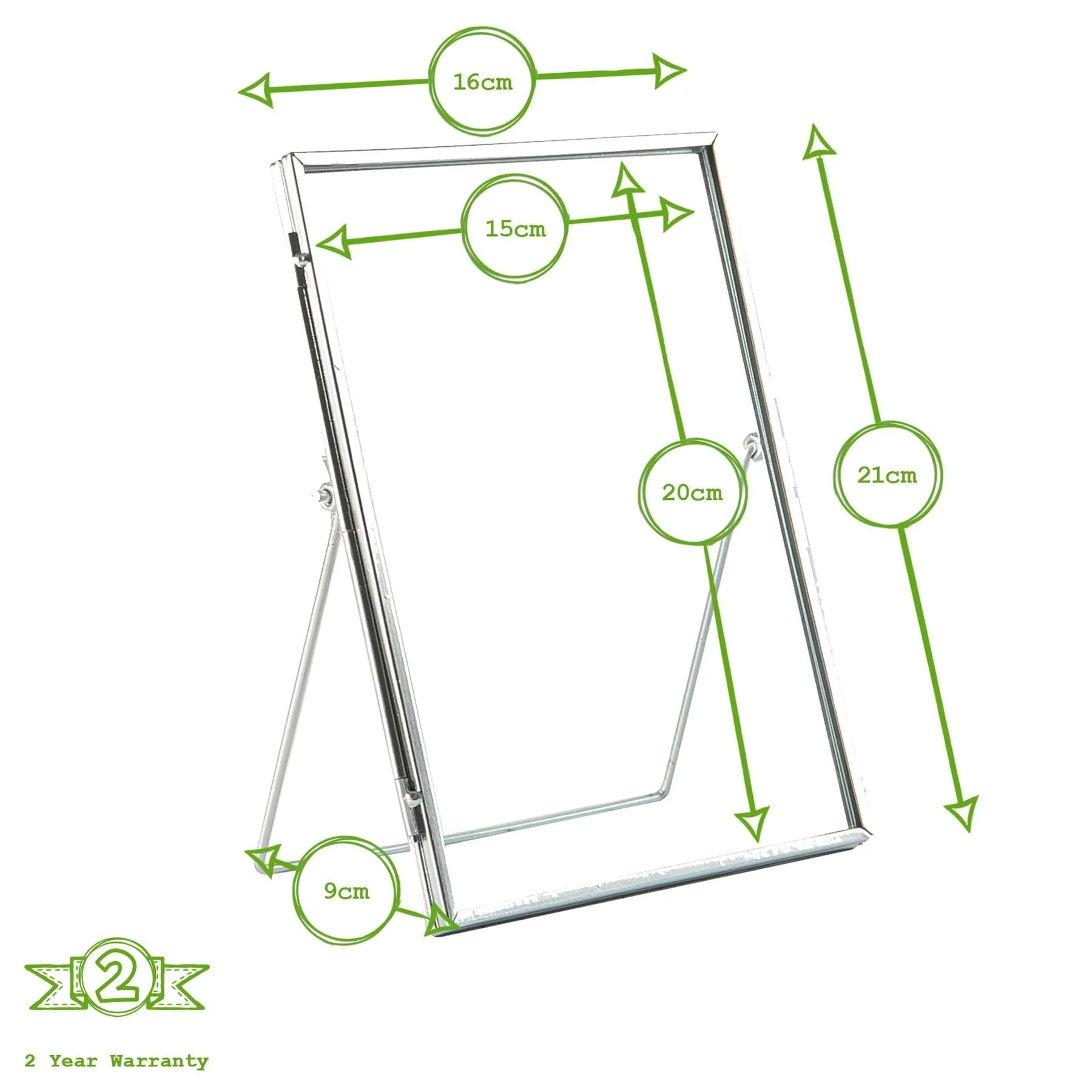 6" x 8" Metallic Photo Frame - By Nicola Spring