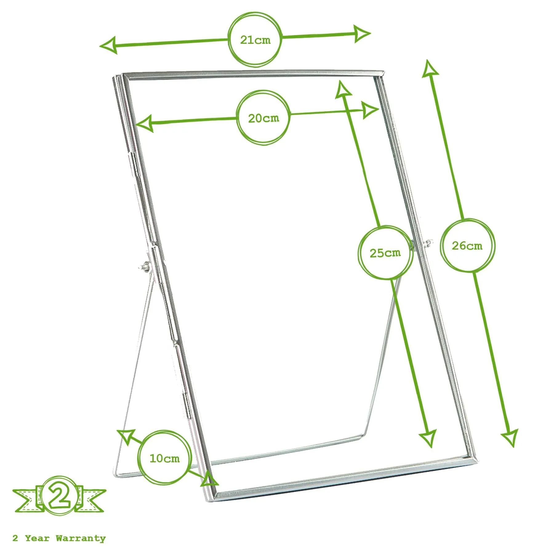 8" x 10" Metallic Photo Frame - By Nicola Spring