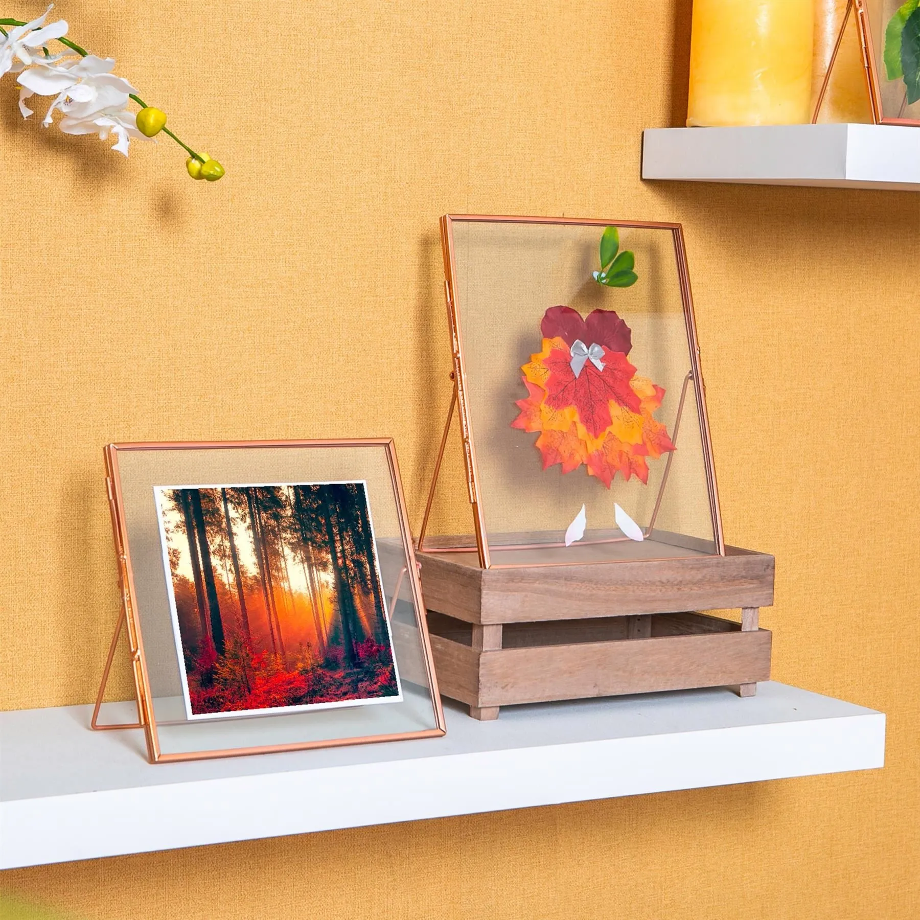 8" x 8" Metallic Photo Frame - By Nicola Spring
