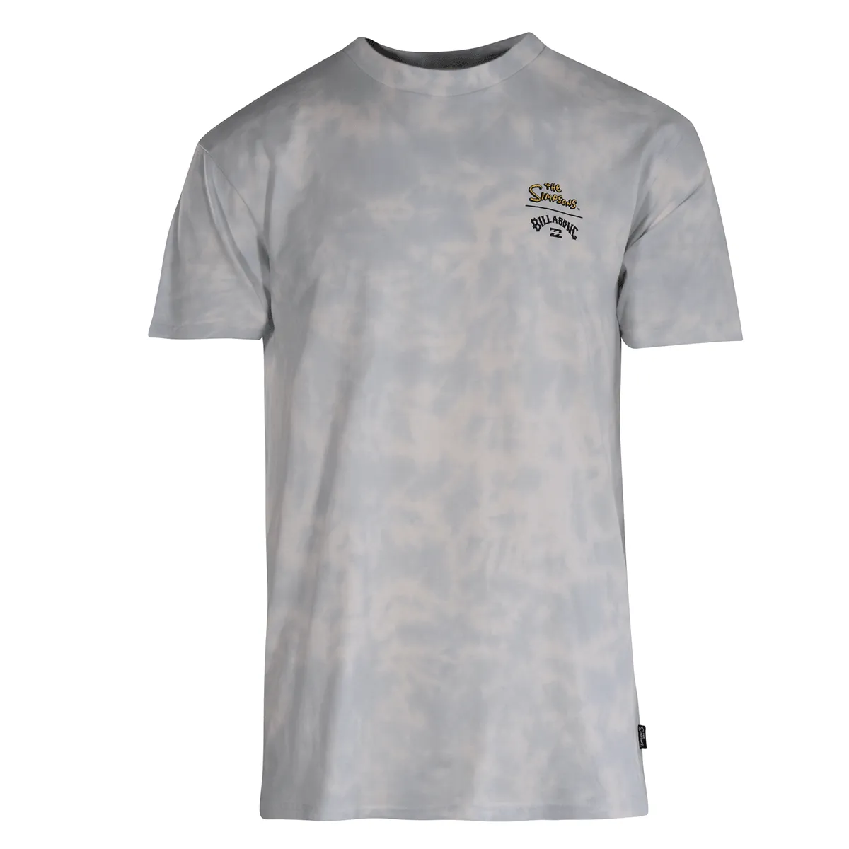 Billabong Men's T-Shirt x The Simpsons Blue Tye-Dye S/S (S10)
