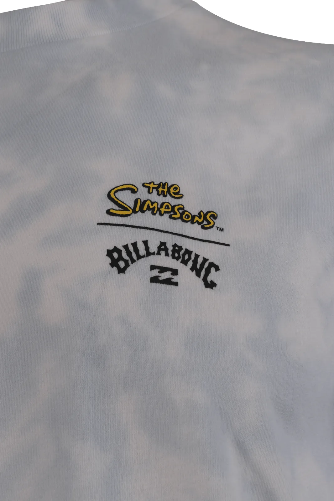 Billabong Men's T-Shirt x The Simpsons Blue Tye-Dye S/S (S10)