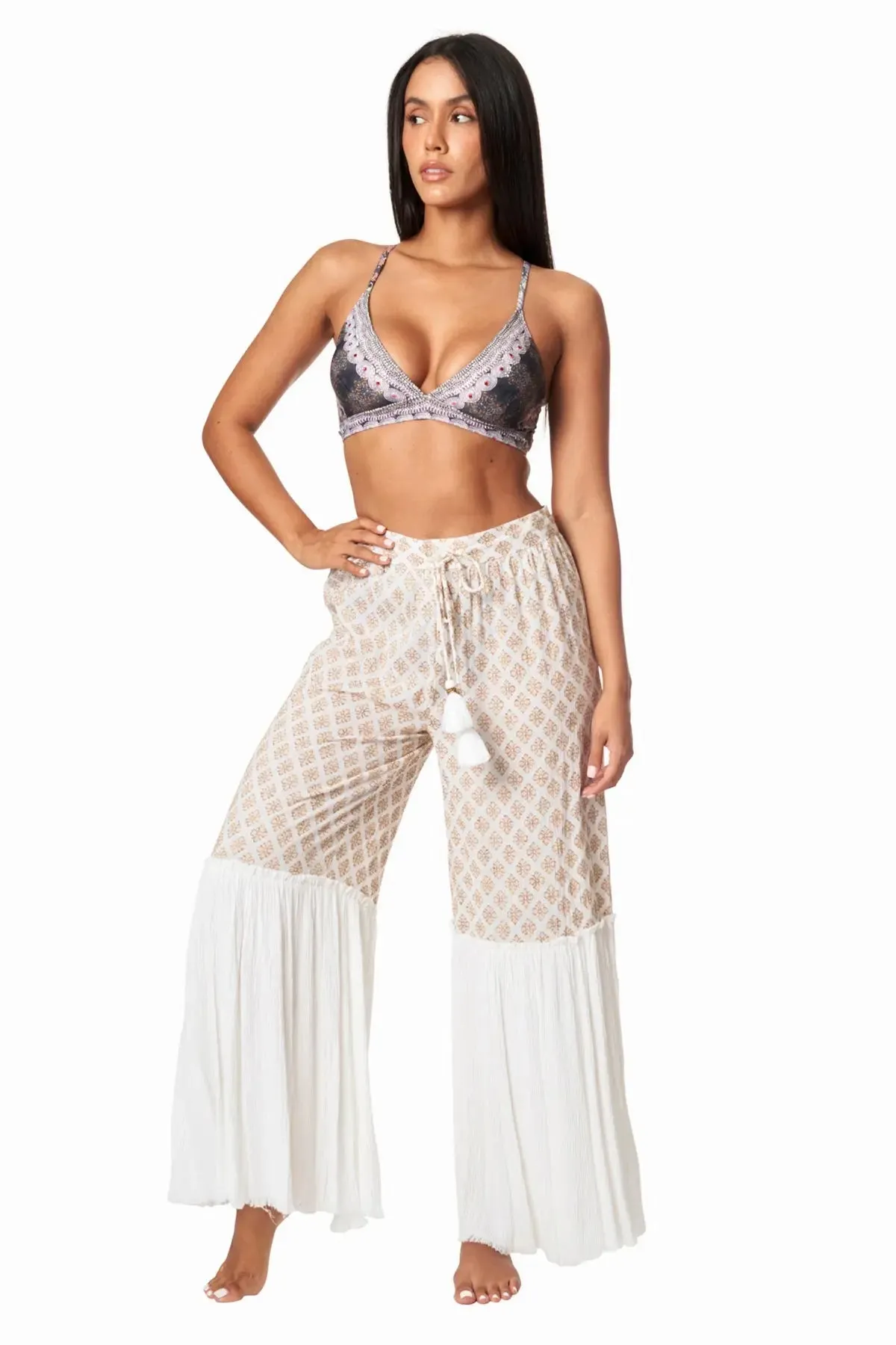 Boho Wide Leg Pant