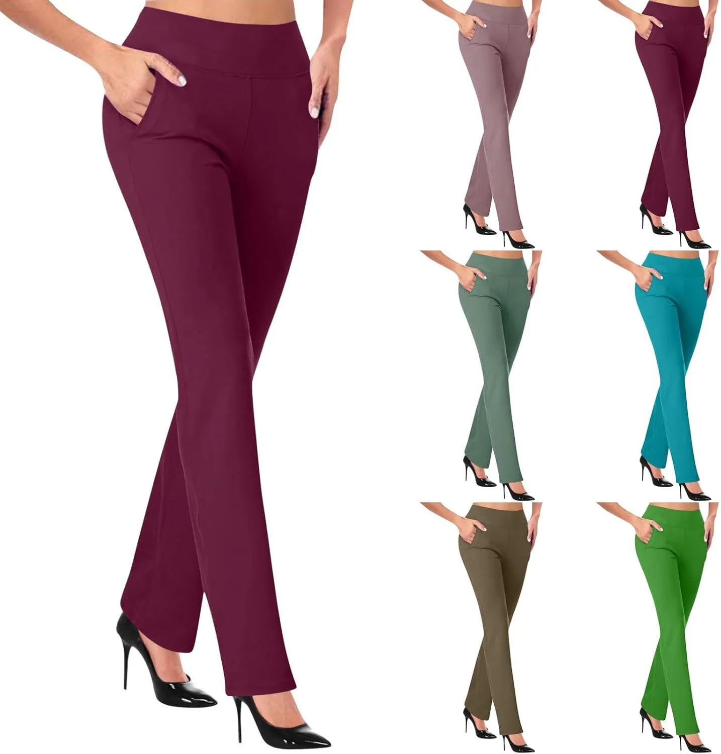 Butterflycra High Waist Mini Leggings for Women Tall Petite Regular for Work Business Buttery Soft Non See Through