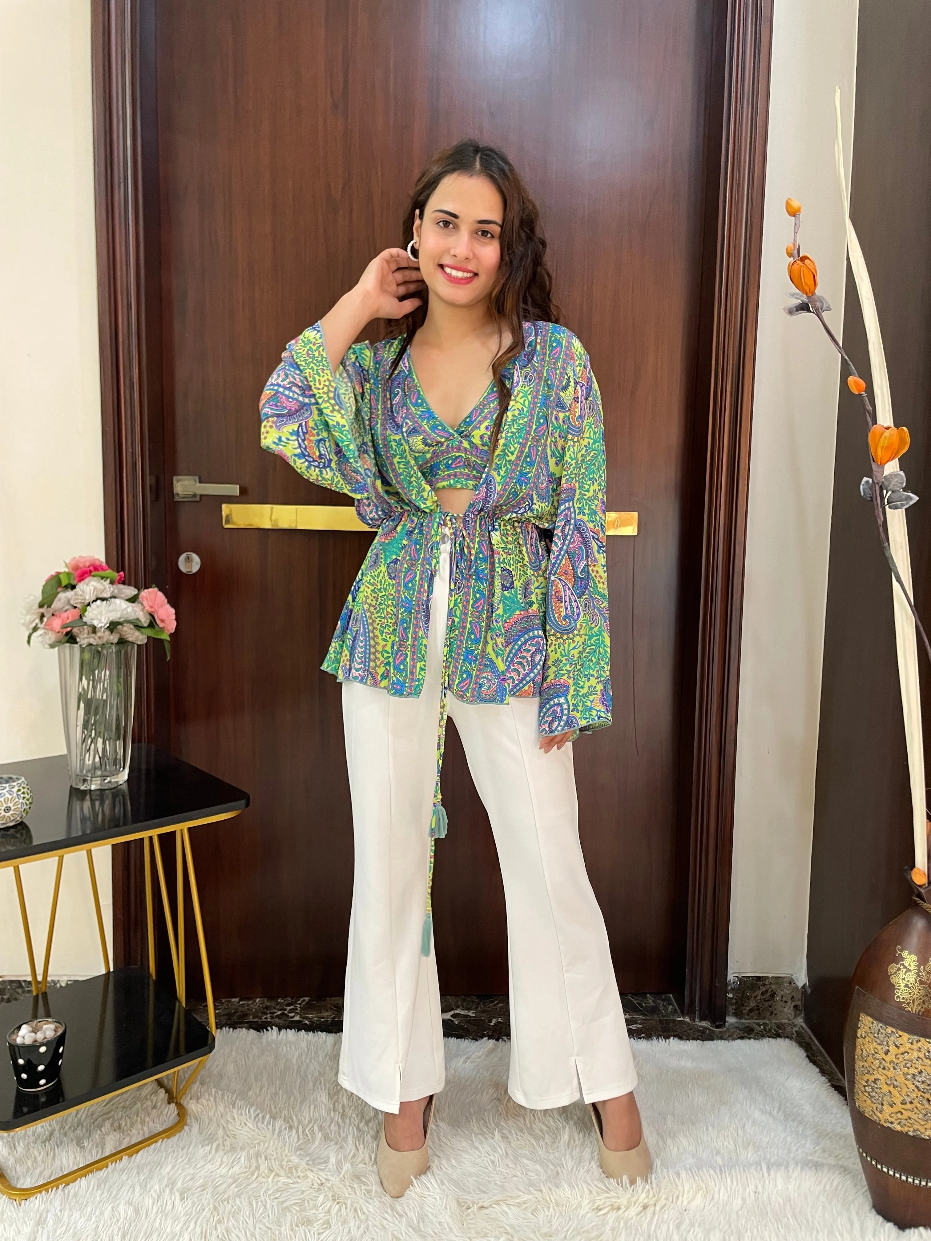 Dramatic Bell Sleeve Pair - Springtime