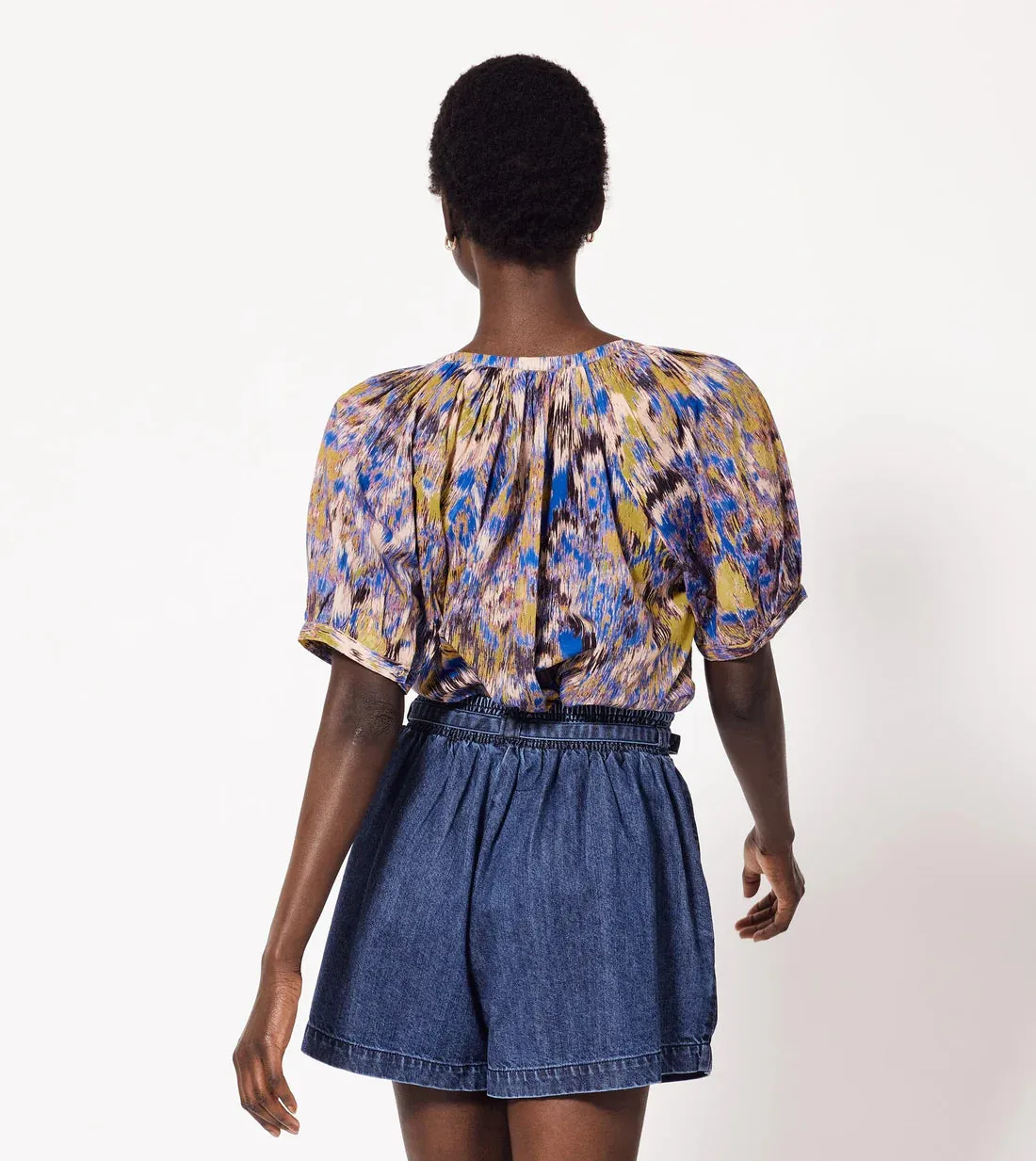 Cleobella Irena Blouse - Azucar Print, Elegant Design