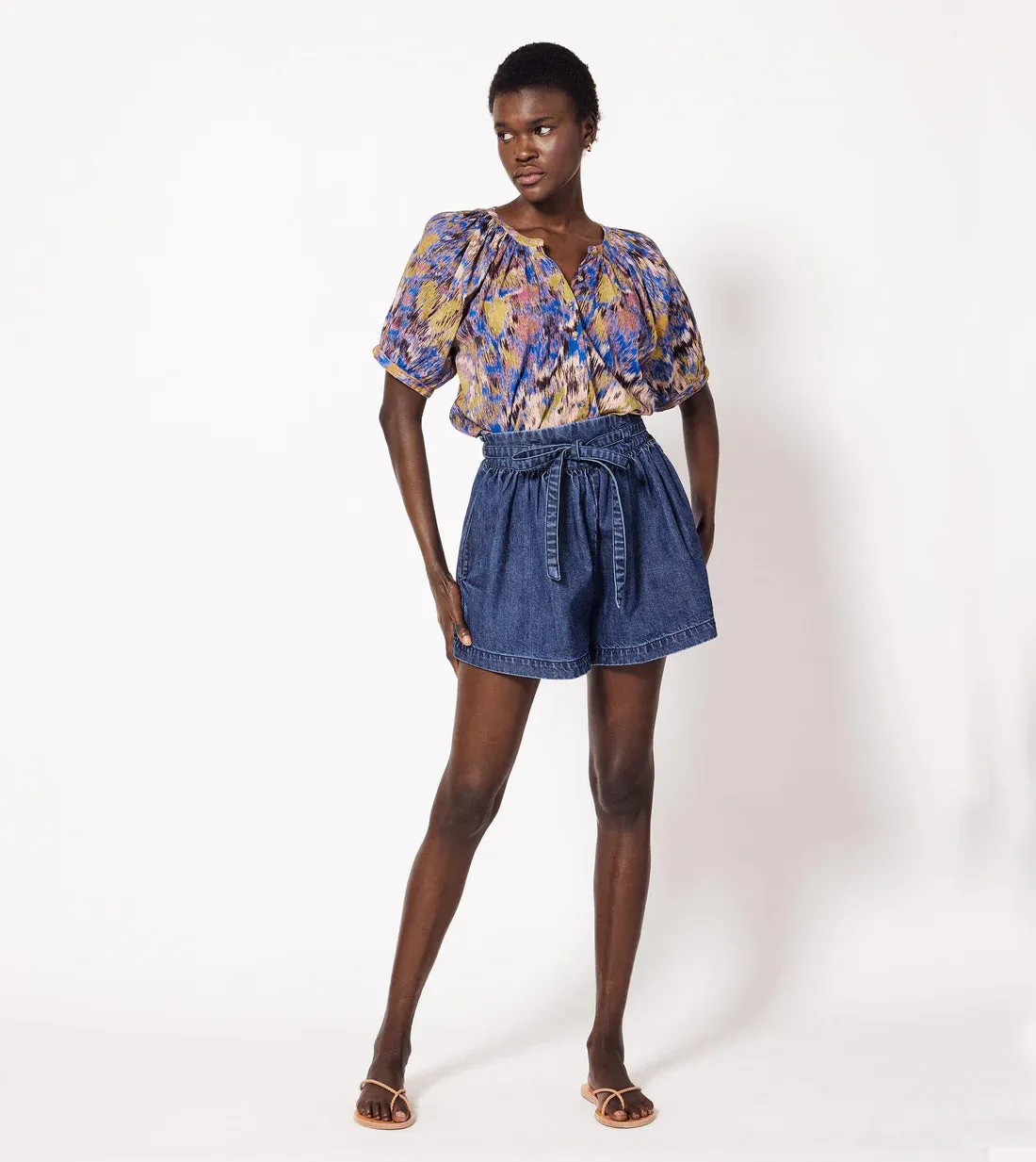 Cleobella Irena Blouse - Azucar Print, Elegant Design