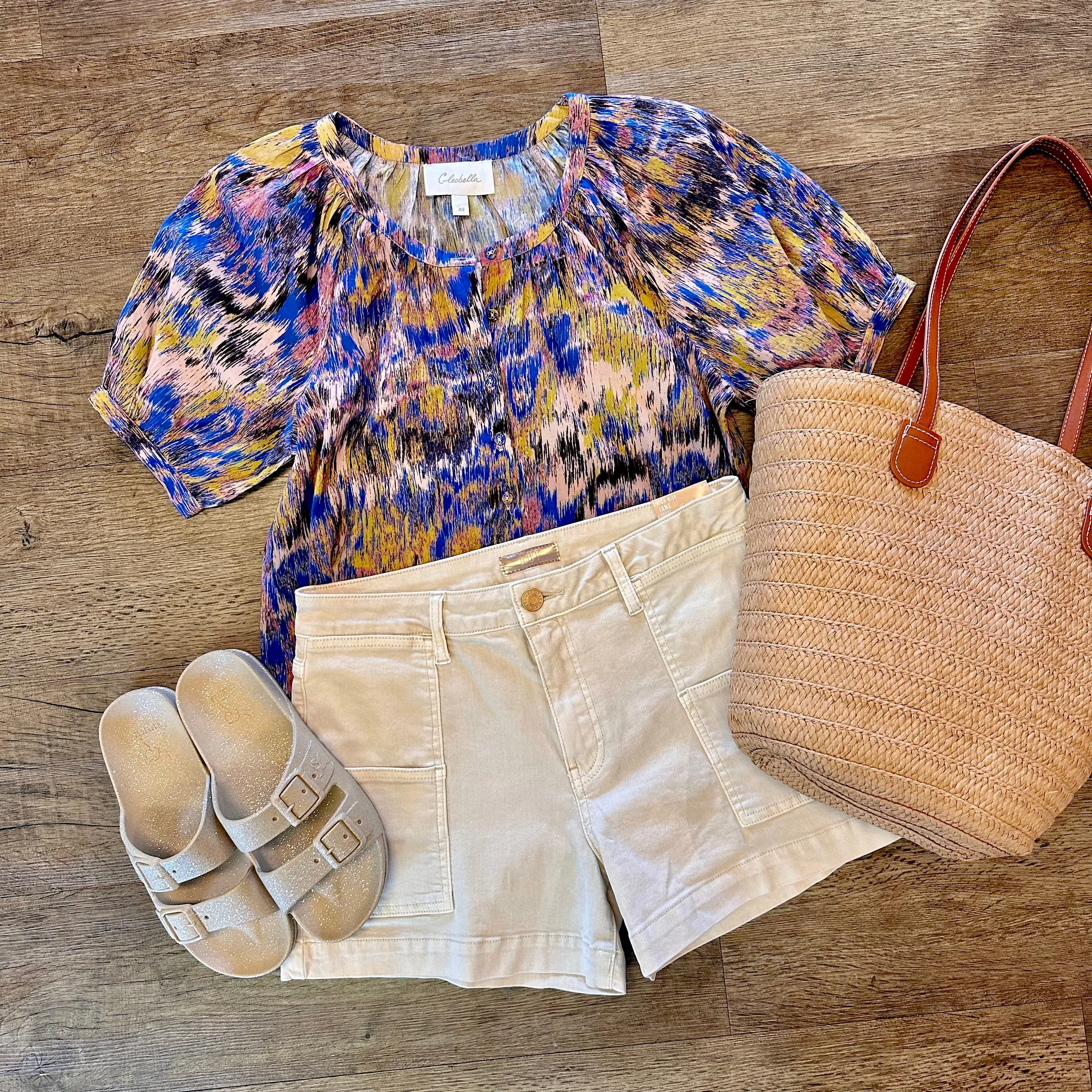 Cleobella Irena Blouse - Azucar Print, Elegant Design