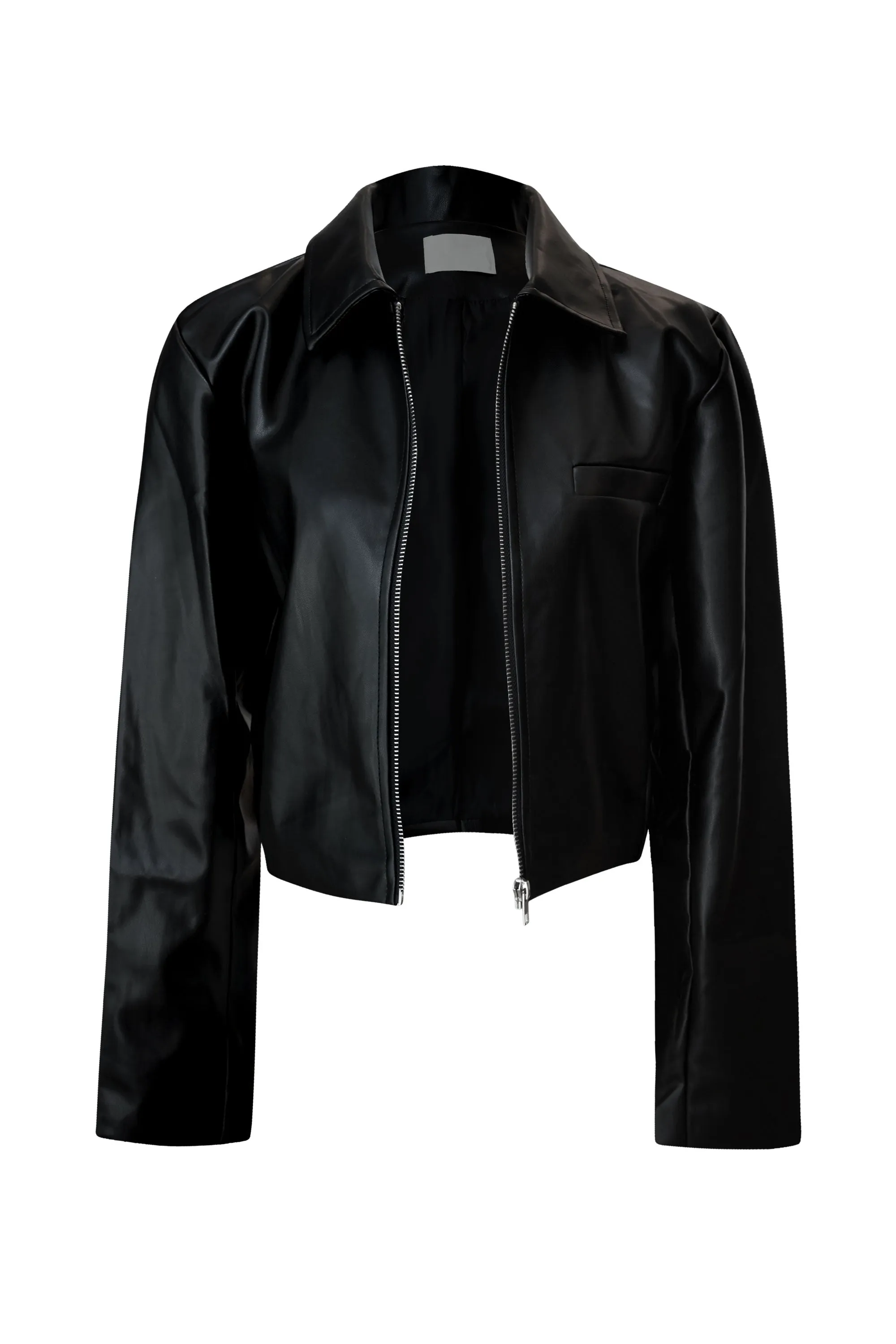 Jordannas Luxury Black Vegan Leather Jacket