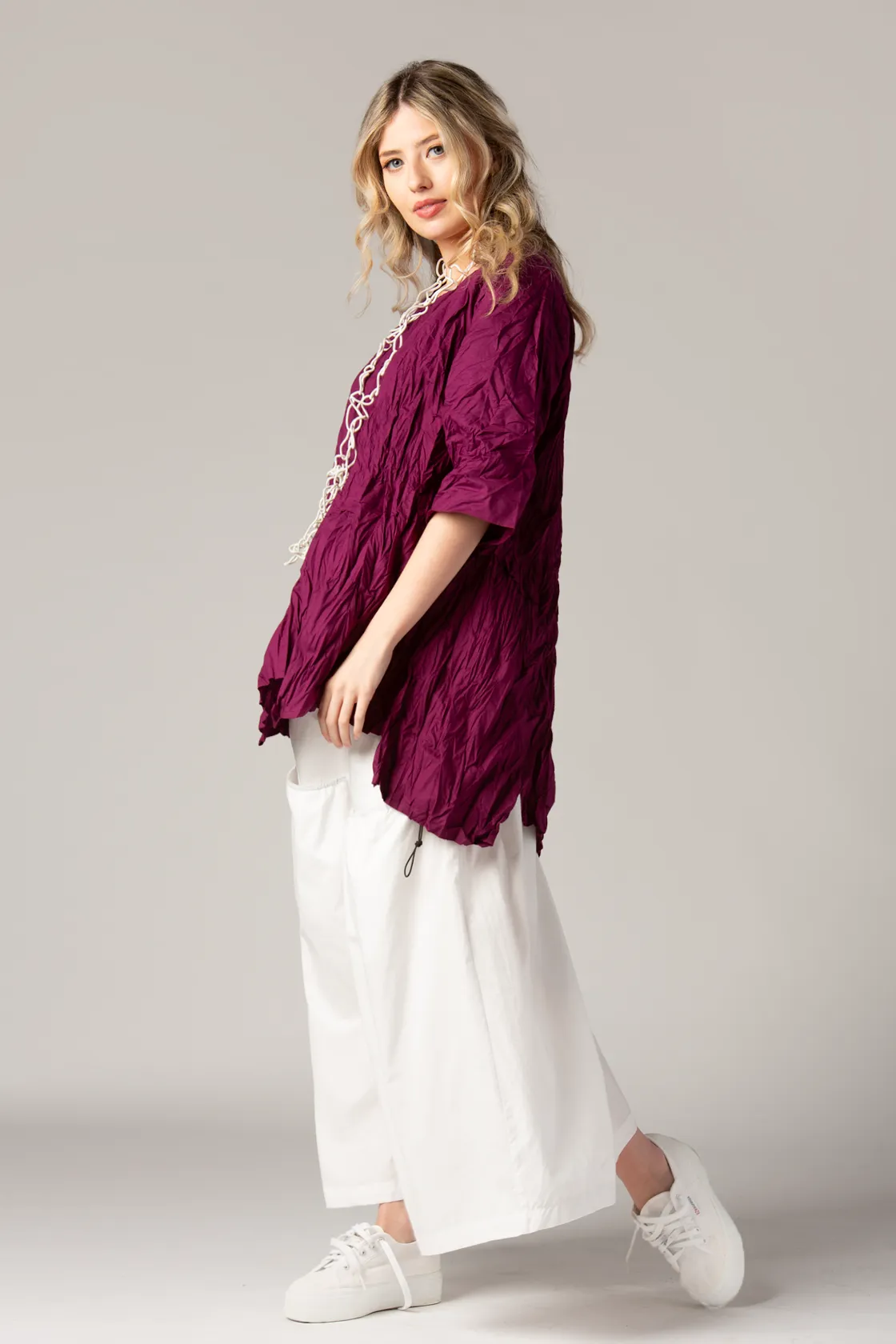 Kapsa Pant in White Carnaby