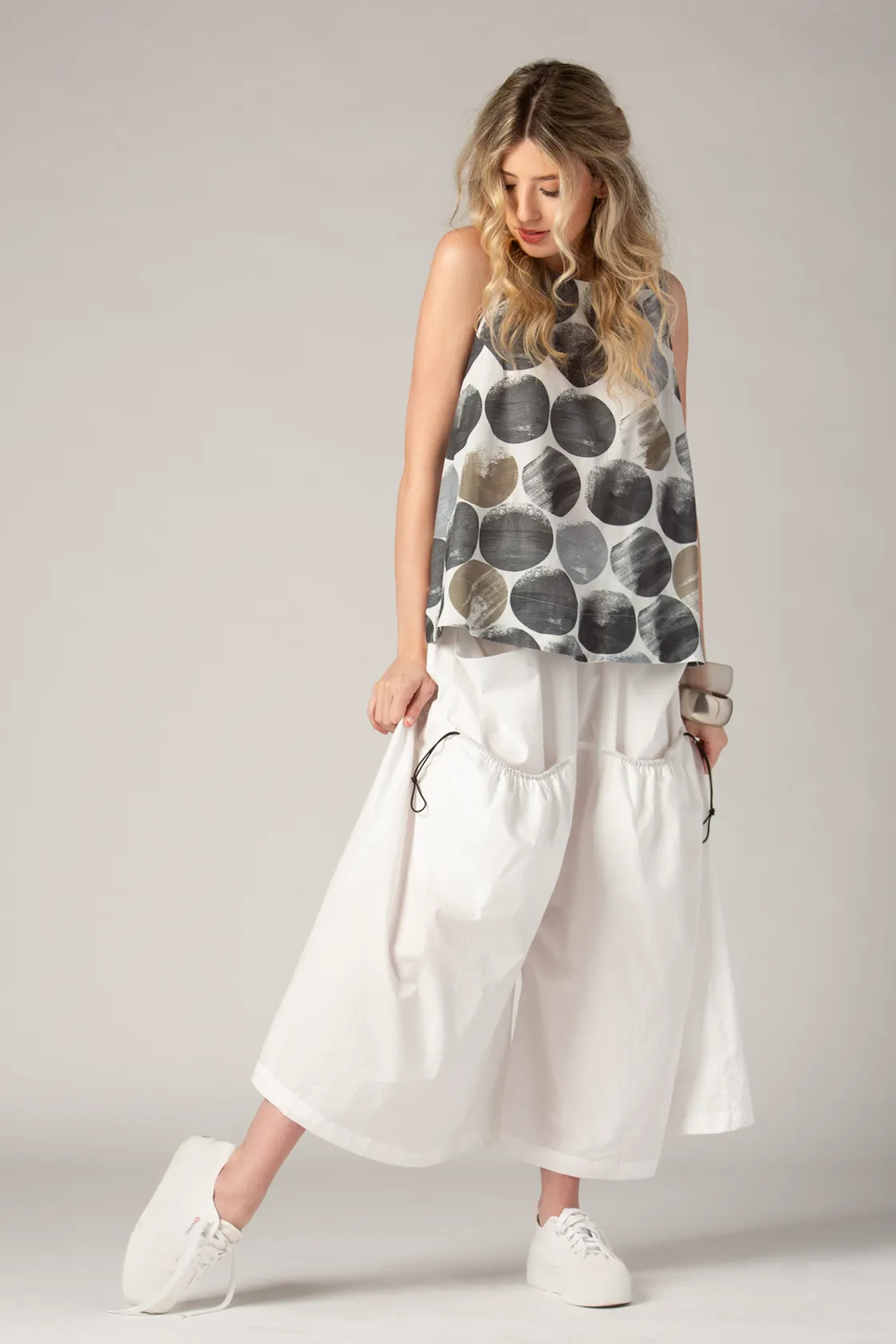 Kapsa Pant in White Carnaby