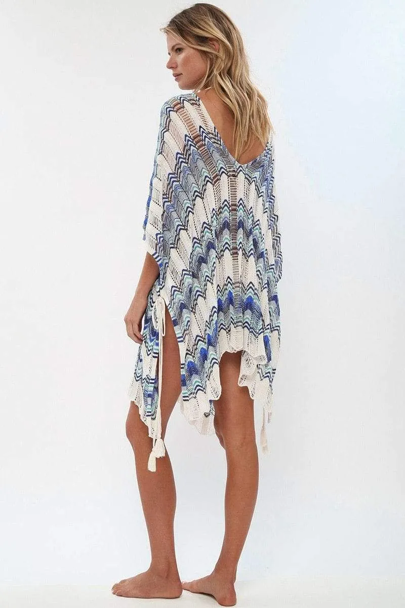 Lace Up Oversized Bikini Cover Up