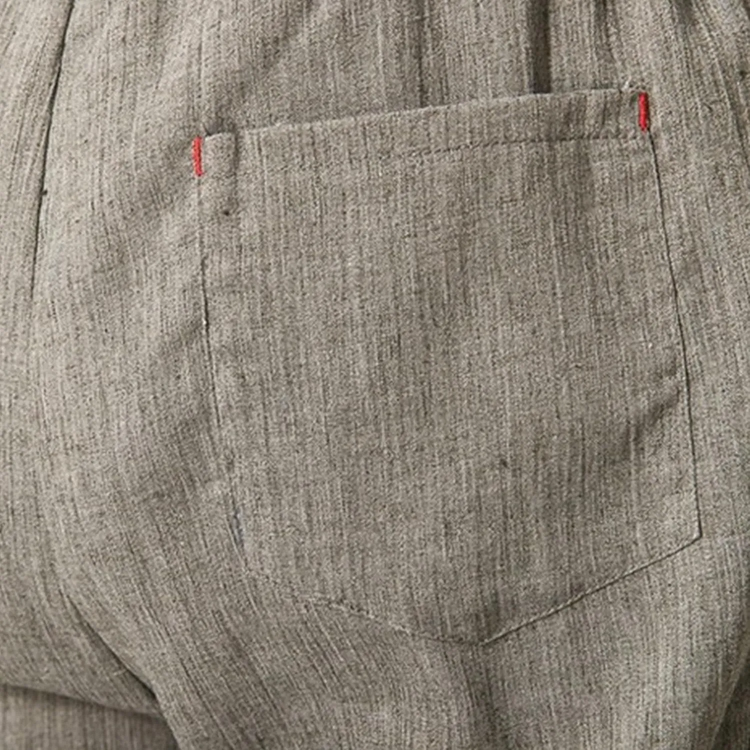 Men's Cotton Linen Lantern Pants Summer Soft Yoga Jogger Slack Casual Elastic Waist Streetwear Trousers