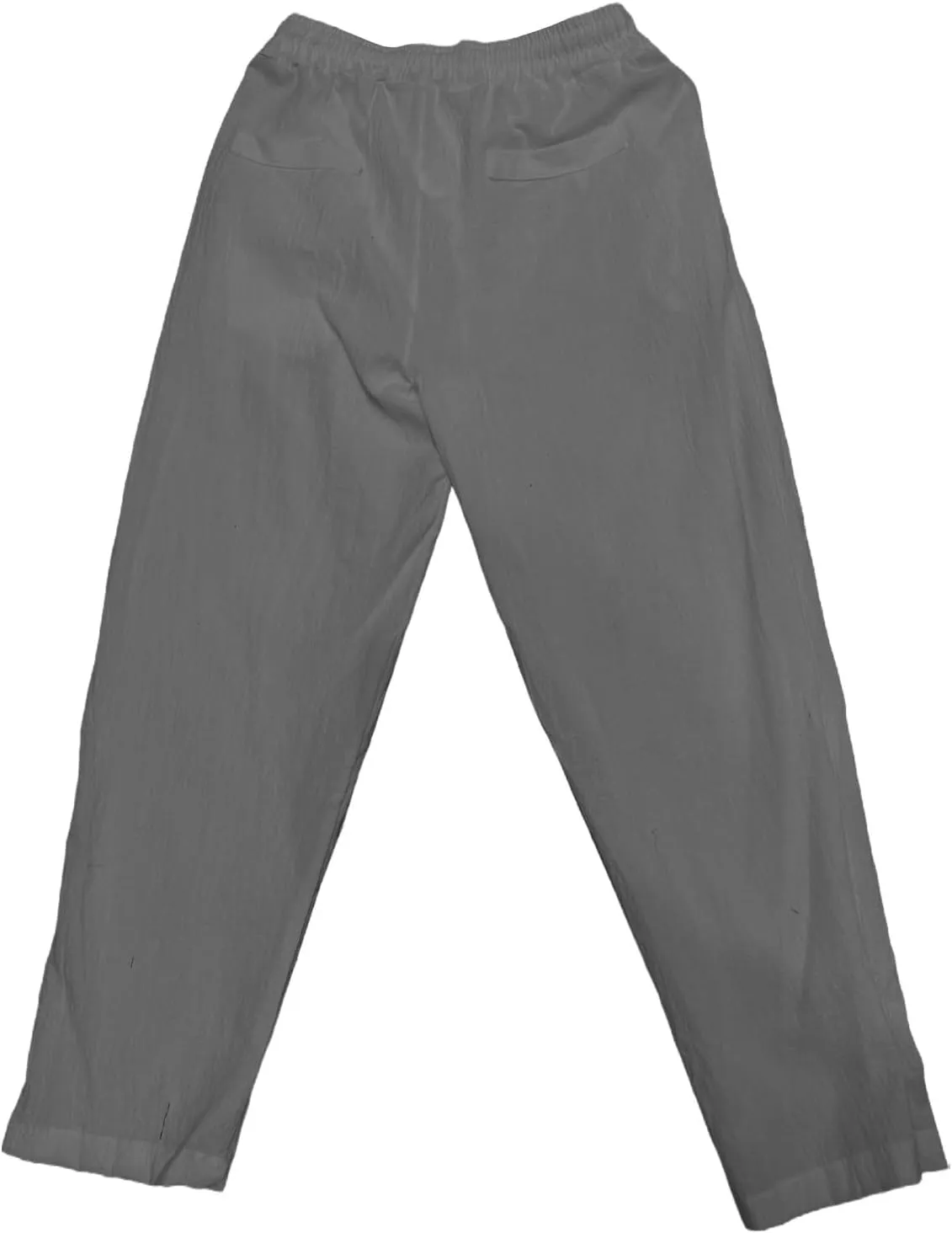Men's Pants Elastic-Waisted Work Casual Drawstring Trendy Vacation Pants Comfort Outdoor Pull On Soft Outfits