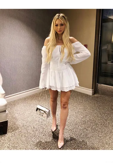 NORMA off shoulder short dress