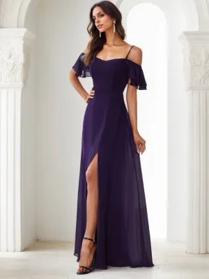 Off Shoulder Bridesmaid Dress/Prom Dress