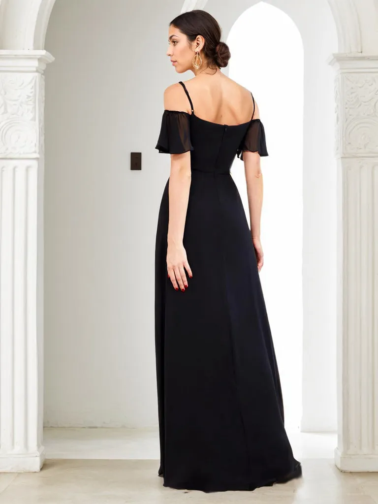 Off Shoulder Bridesmaid Dress/Prom Dress