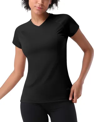 Pioneer Camp Women's Moisture Wicking T-Shirt Short Sleeve Quick Dry Shirts Gym Workout Athletic Running Tops Crew Neck Tees