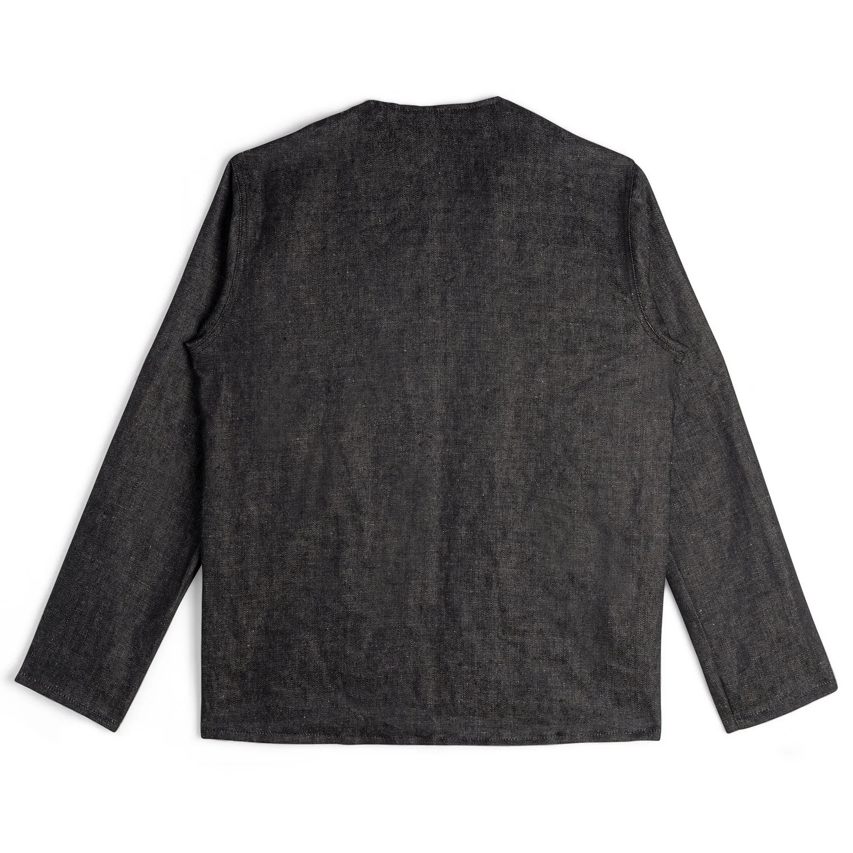 Smart Jacket - Raw Linen Denim  Black