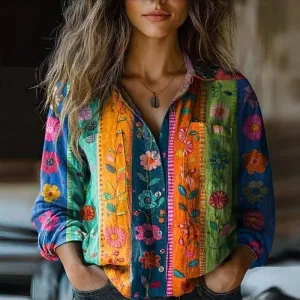 Soffiata  Coloured Striped blouse