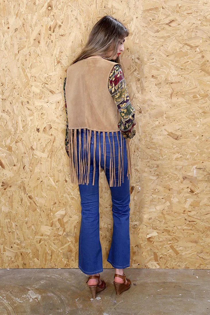 Tasselled Suede Ranch Waistcoat