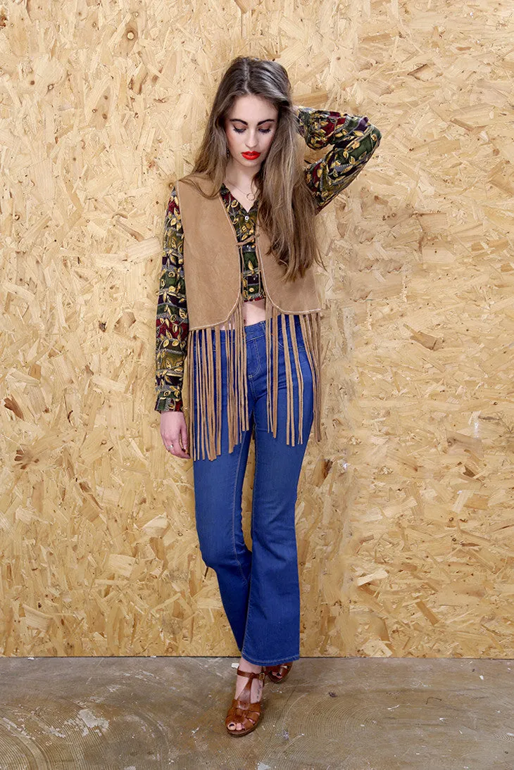 Tasselled Suede Ranch Waistcoat