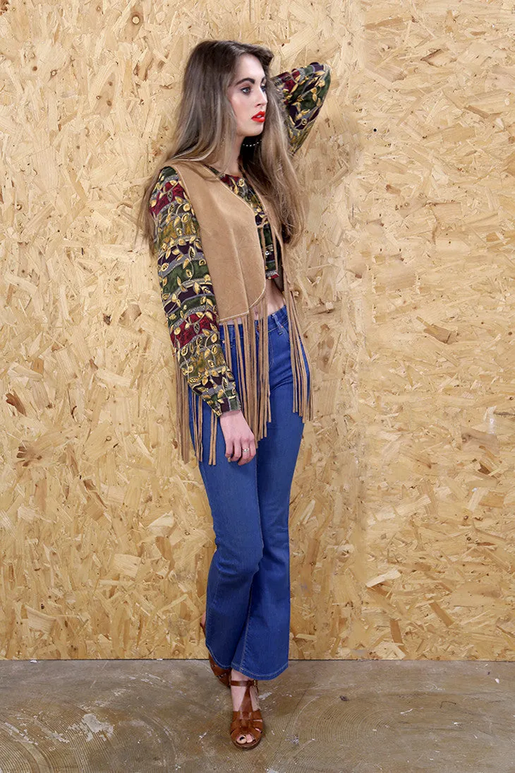 Tasselled Suede Ranch Waistcoat