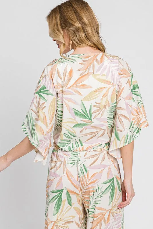 Tropical Tie Top