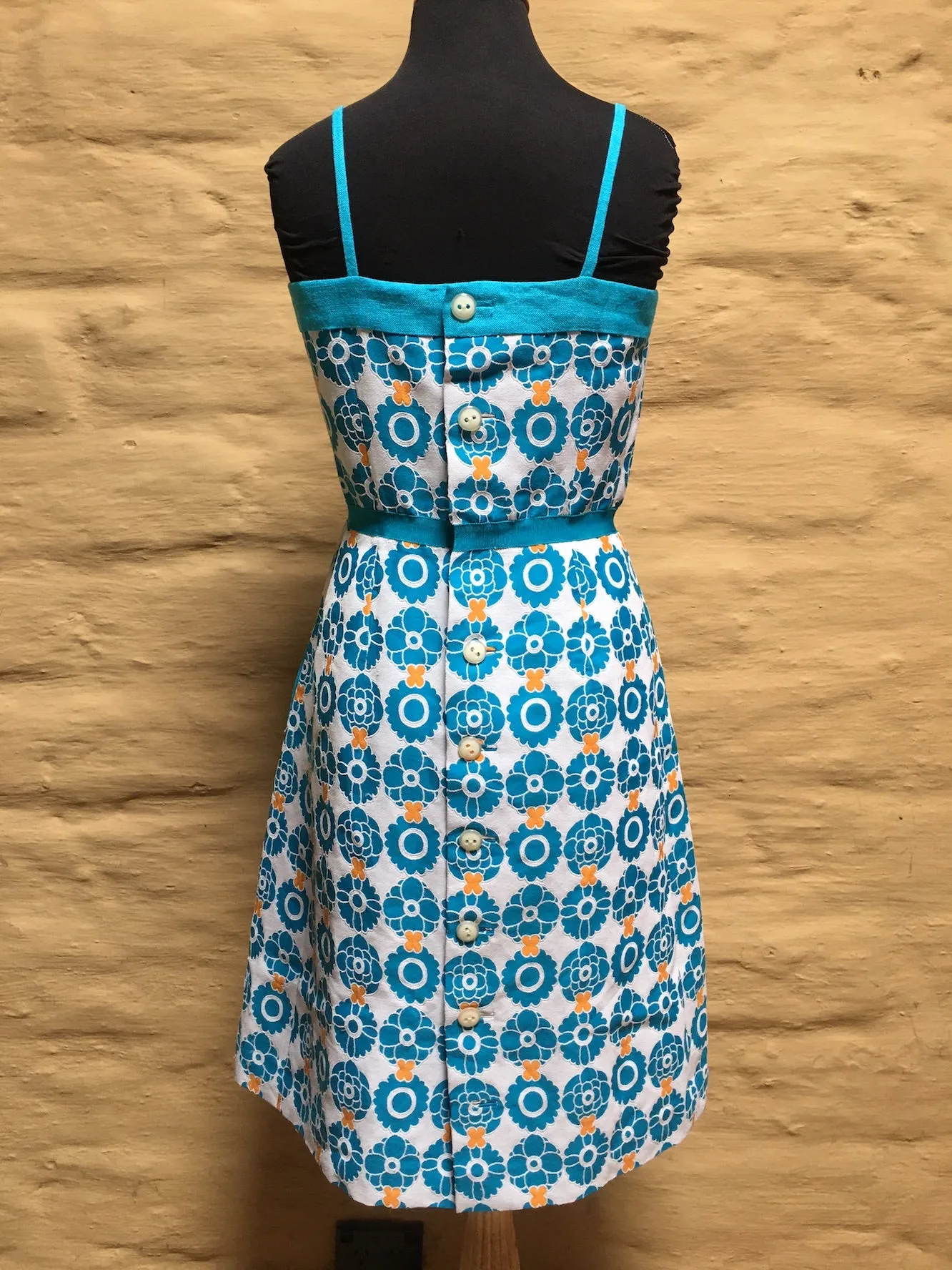 Vintage 70s Dress #C038  FREE AUS POSTAGE