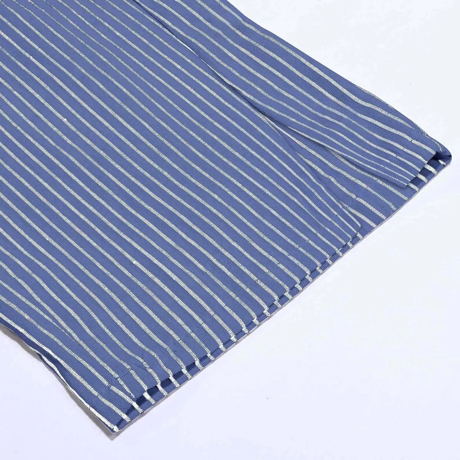 Women Summer Lightweight Linen Shorts Trendy Stripe Casual Beach Palazzo Trouser Quick-Dry Vacation Active Sport Pant