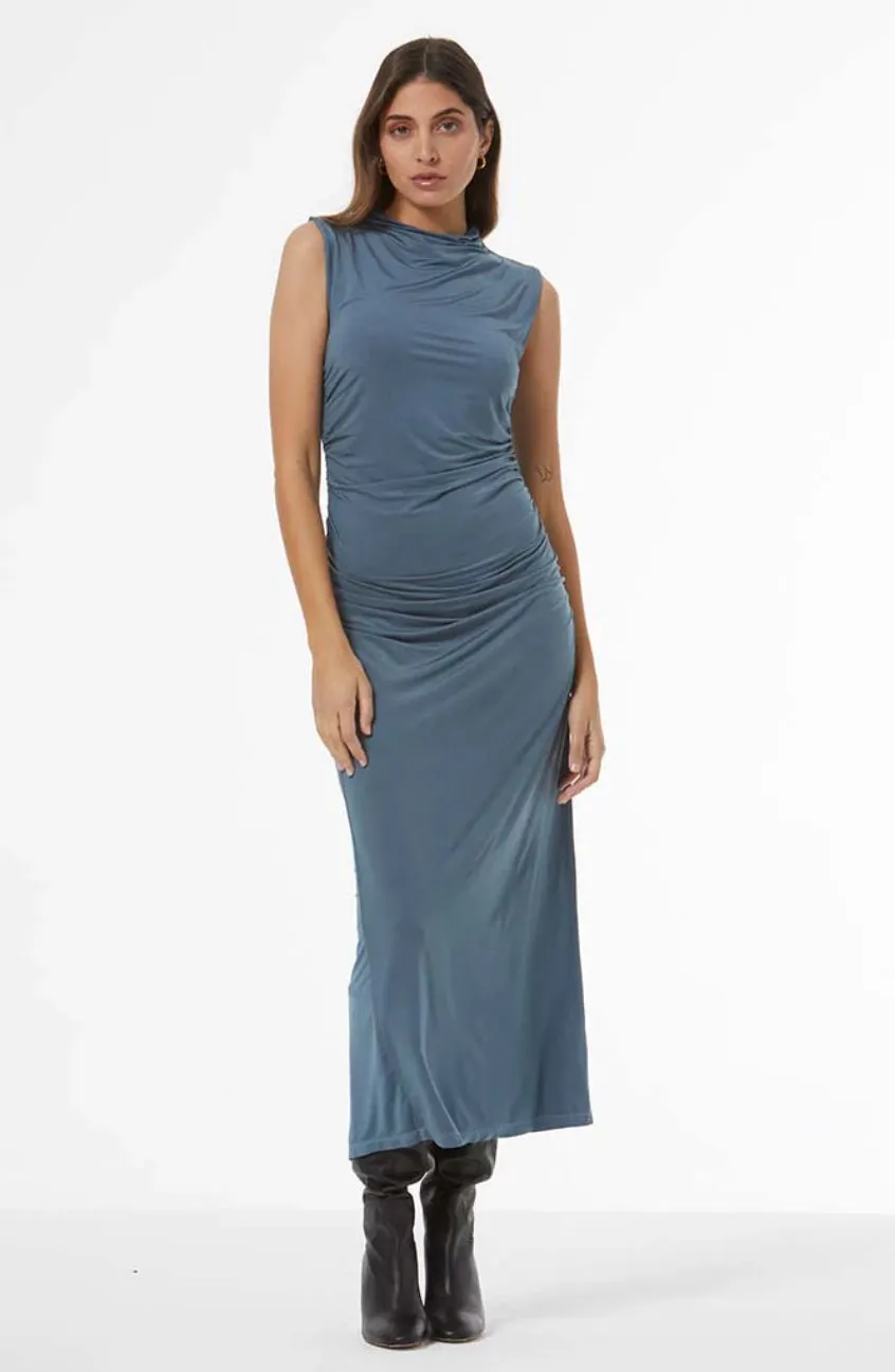 Yf31155 Deep Dive Maxi Dress