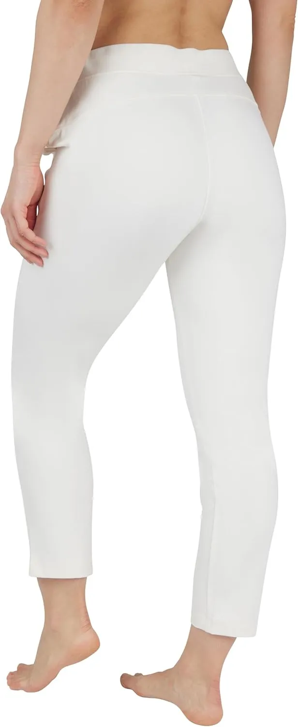 Yogalicious Womens High Waist Soft Nude Tech Side Pocket Straight Leg Yoga Pants